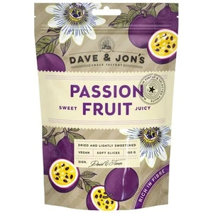 🌿 Dave & Jon's Dried Passion Fruit 100g | CHOOSE 1, 3, 6 or 8 BAGS! | Tropical - Picture 1 of 1