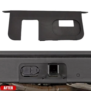 Black Rear Bumper Cover Plate Plastic For Ford Maverick 2022-2025 - Picture 1 of 6