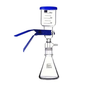 250ml Glass Vacuum Suction Filter Device Buchner Filting Apparatus Heavy Wall - Picture 1 of 1