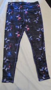 Women Yoga Pants High Waist Workout Leggings Tummy Control Fairies sz.XL - Picture 1 of 3