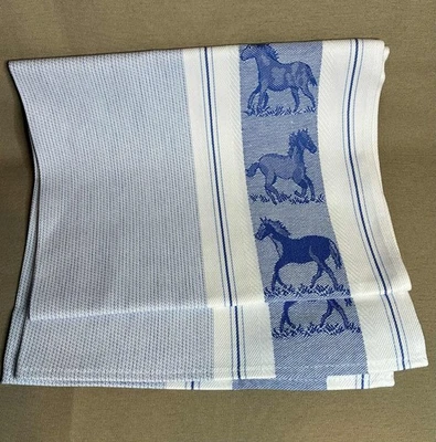 NUEVO Artista Tejido HORSES Western Plato Grande Té Cocina Toalla BAVLNA Algodón Foto 1 de 4