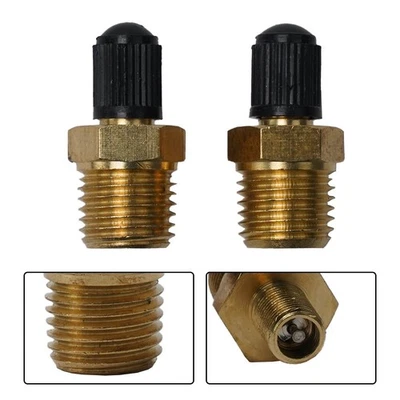 Tire Valve Core Tire Valve Core Tank Tires Parts Valve 1/4in Brass For Car - Image 1 of 4