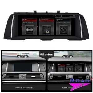Reproductor GPS para automóvil para BMW F10 F11 F18 2010-2012 navegación estéreo radio FM Android automático - Imagen 1 de 9