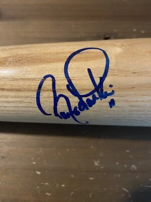 Barry Larkin Signed Bat Cincinnati Reds HOF 2012 LV Slugger 33” - Image 1 of 4