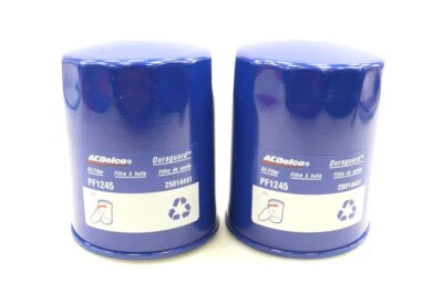 NEW ACDelco Engine Oil Filter Set of 2 PF1245 Tracker Metro 1.0L 1.3L 1.6L 98-01 - Image 1 of 4