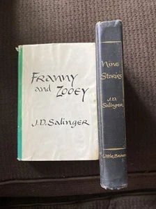 Set Of 2 Vintage 1st Eds JD Salinger HCDJ Nine Stories & Franny And Zooey-18th/4 - Picture 1 of 21
