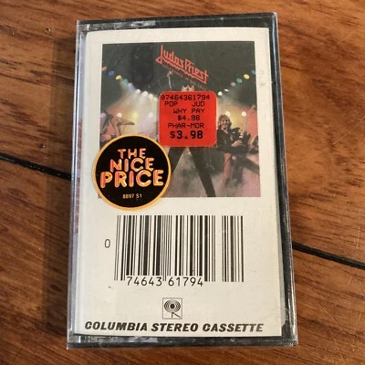 Brand New Sealed Judas Priest Cassette Unleashed In The East Live In Japan - Image 1 of 4