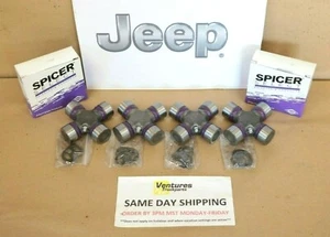 Jeep Wrangler TJ Front And Rear Driveshaft U Joint Kit 1310 Series 1997-1998 - Picture 1 of 4
