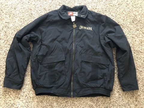 Vintage Colorado Buffaloes CU Buffs Embroidered Nike Insulated XL Jacket Coat Cover