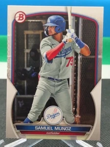 Samuel Munoz 2023 Bowman Prospect #BP-80 Los Angeles Dodgers - Picture 1 of 3