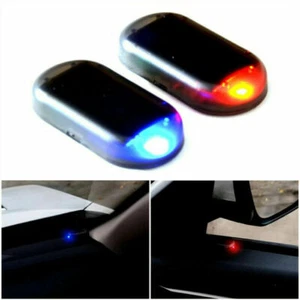 1x Fake Solar Car Alarm Light Led Warn Security System Theft Flash Accessories - Picture 1 of 12