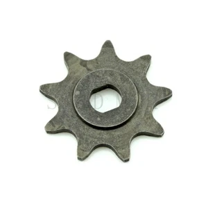 9 Tooth Sprocket Dual D-bore use with 410 chain electric scooter motors MY1020 - Picture 1 of 5