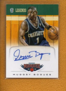 Muggsy Bogues 2012-13 Panini Marquee Legends Signatures Auto - Picture 1 of 4