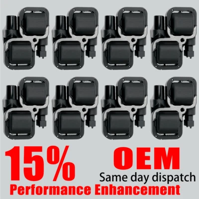 Rendimiento de bobina de encendido OEM de 8 piezas para Mercedes-Benz C CL CLK ML UF359 1997-2011 Foto 1 de 4