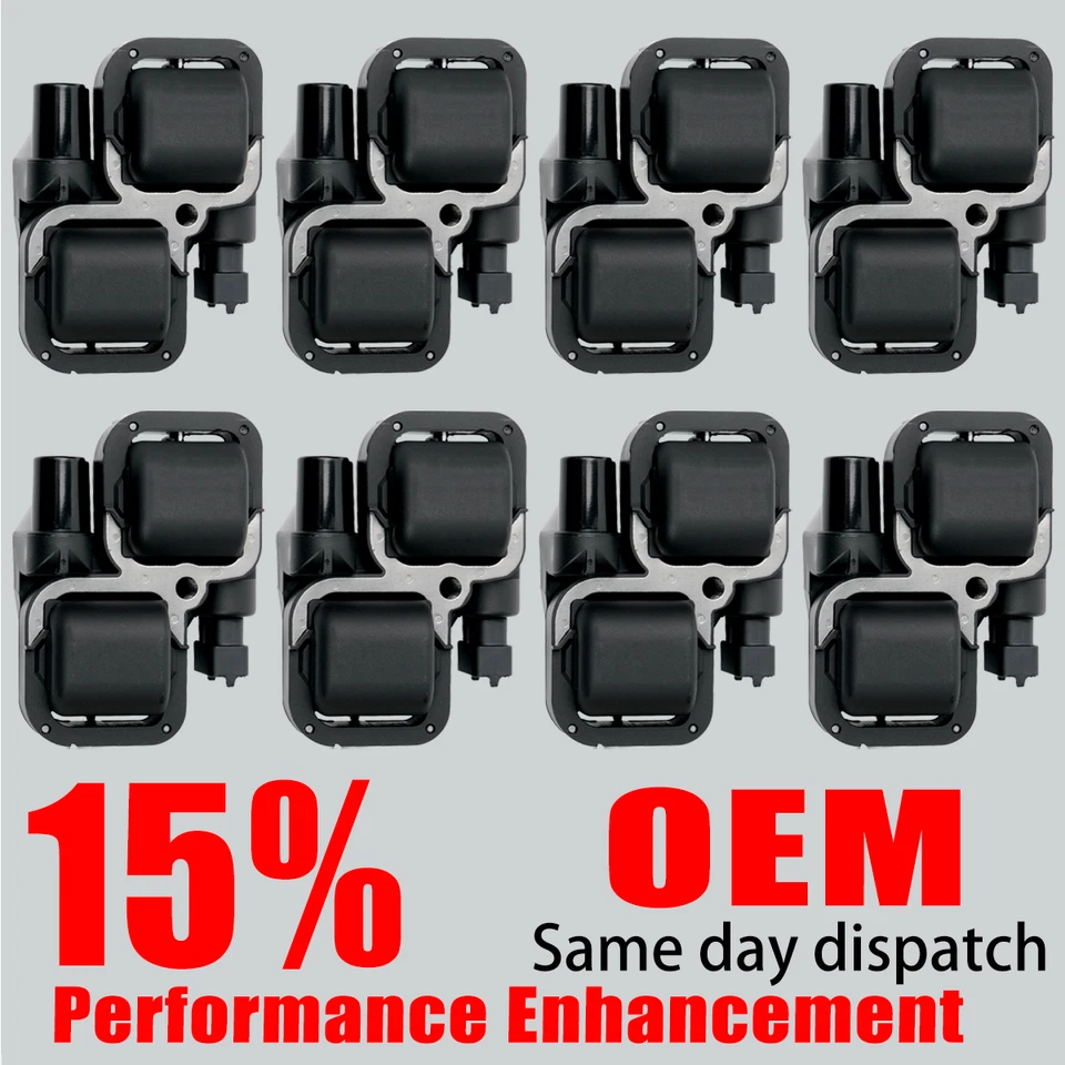 Rendimiento de bobina de encendido OEM de 8 piezas para Mercedes-Benz C CL CLK ML UF359 1997-2011 Foto 1 de 4