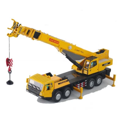 Mega Crane Truck Construction Vehicle Model Diecast Toys for Boys Yellow - Image 1 of 4