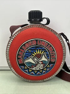 Marlboro Unlimited Coleman Water Canteen 2 Qt With Strap Camping 90's Vintage - Picture 1 of 9