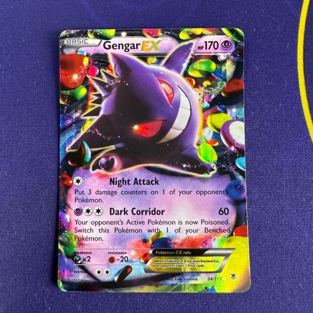 Preços baixos em Cartões de jogo de cartas colecionáveis individuais  japoneses Gengar Pokémon TCG XY