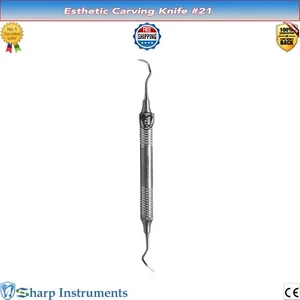 Surgical 21 Esthetic Carving Knife Gold Knife posterior Offset Angled Instrument - Picture 1 of 5