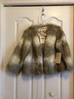 Boston Proper Faux Fur Jacket New With Tags. Two Hook Eye Closures