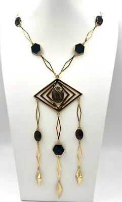 Collar House of Harlow 1960 chapado en 14K TRIBAL BOHO Foto 1 de 4