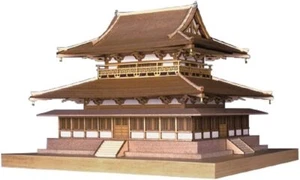 Woodgyo 1/150 Horyuji Kondo Kinkido Wooden Model Assembly Kit - Picture 1 of 1