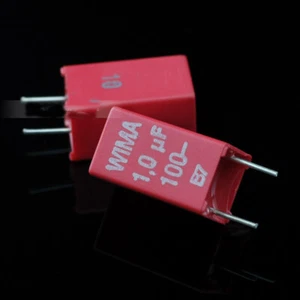 Condensador sin polaridad cruzado de audio #F18 2 un. para MKS2 100V 1.0uF 1000nF - Imagen 1 de 4