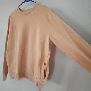 Fila Sweatshirt Damen Large Pfirsich Orange Pullover Seitentaschen Rundhals - Bild 1 von 9