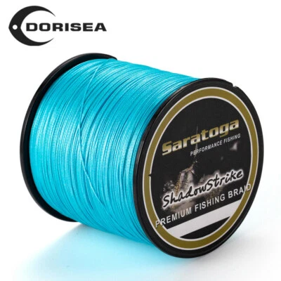 8 Strands Dorisea 1500m 2000m Blue Power Dynema PE Braided Fishing Line Cast - Image 1 of 4