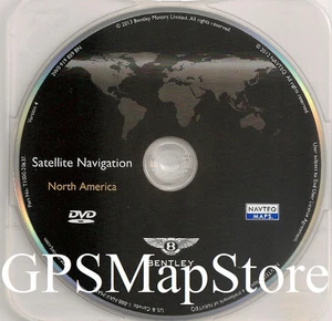 2011-2015 Bentley Mulsanne Sedan GPS Navigation DVD Map U.S Canada Map Version 4 - Picture 1 of 2