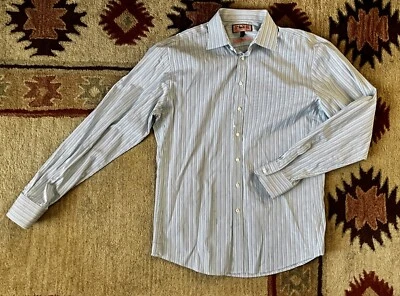 Thomas розовый Slim Fit зеленый/синий/фиолетовый длинным рукавом рубашка на пуговицах 16 1/2 - Изображение 1 из 4