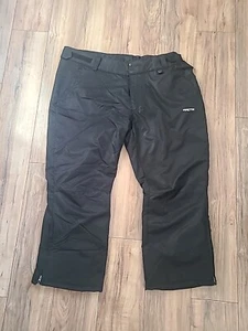 Arctix Women's black snowpants 4X / 4TG Extra Large Zippered Legs Hook Buttons - Picture 1 of 7