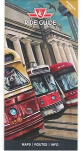 TTC πππ Ride Guide Map 2023 Summer Toronto Canada Subway Bus Public Transit - Picture 1 of 9