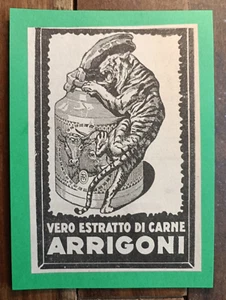 Bolonia 1925 en publicidad con Arrigoni - Imagen 1 de 1