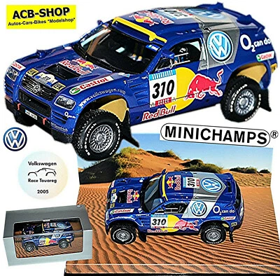 VW Volkswagen Race Touareg 2005 Rallye Dakar #310 Kleinschmidt 1:43 Minichamps - Immagine 1 di 4