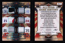 2019 Leaf ITG Used Sports Platinum Blue /9 Mike Piazza Hideo Nomo Sammy Sosa HOF