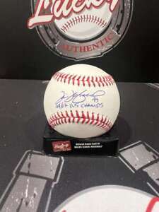 Tim Wakefield Signed Auto Autographed ROMLB Baseball 04/07 WS Champs PSA COA