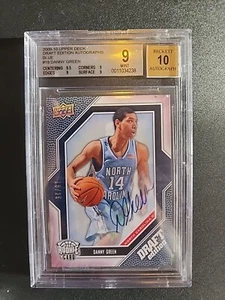 2009-10 Upper Deck Draft Edition Danny Green #19 BGS 9 MINT Rookie RC 19/25 - Picture 1 of 2