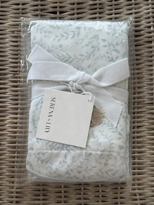 Serena & Lily Priano Sateen King Sham Sky Blue Light Blue NEW w Tags and Packing - Image 1 of 4