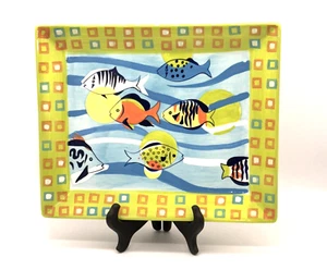 Style-Eyes by Baum Bros Retro Reef Collection 11x9 Serving Platter - Picture 1 of 8