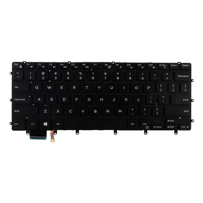 Teclado preto EUA com luz de fundo para Dell XPS 15 7558 7568 7590 GDT9F 0GDT9F - Imagem 1 de 4