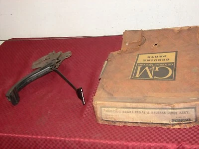 58 1958 Chevrolet Impala Nos GM Conjunto de pedal de freno de estacionamiento GM pt# 3747254 Foto 1 de 4