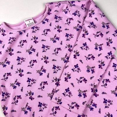 Camisa Floral Top Vintage Gymboree Años 2000 Niñas Manga Larga Talla 6 Flowercore Foto 1 de 4