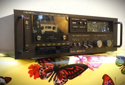 Crown Radio Coporation TCD-2250 Vintage Cassette Player (Japón 1980) - Imagen 1 de 4