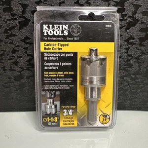 Klein Tools 1-1/8" cortador de orificios con punta de carburo (31876) - Imagen 1 de 6