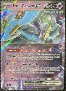 Iron Crown ex 081/162 Sv05: Temporal Forces Holo - Pokémon Card - Picture 1 of 2