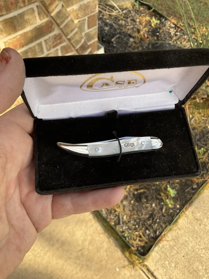 Case Mother Of Pearl Texas Toothpick Knife - You Have To See The Pics STUNNER - Image 1 of 4