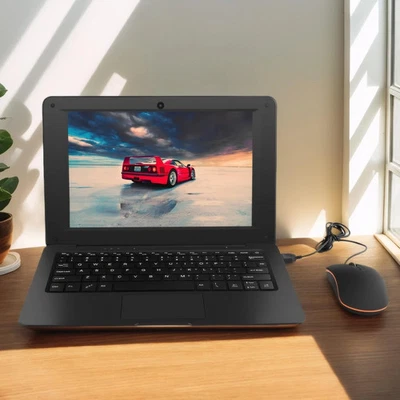 Laptop Computer Mini 10 Inch Quad Core Powered by Android 12 Netbook 64GB - Image 1 of 4