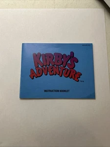 Original KIRBY’S ADVENTURE Instruction Booklet 1990 Nintendo Game Boy Manual - Picture 1 of 2