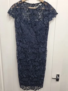 Stenay Ladies Navy Lace Navy Dress Size 12 - Picture 1 of 6